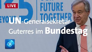 75 Jahre Vereinte Nationen  Rede von Generalsekretär Guterres [upl. by Stephens]