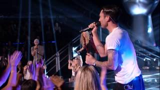 The Voice Coaches Perform SHAKIRA USHER ADAM LEVINE AND BLAKE SHELTON [upl. by Odelia]