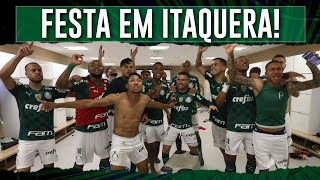 ðŸ¥³ðŸ˜‚ A FESTA DOS JOGADORES DO PALMEIRAS NO VESTIÃRIO DA ARENA CORINTHIANS [upl. by Wohlert]