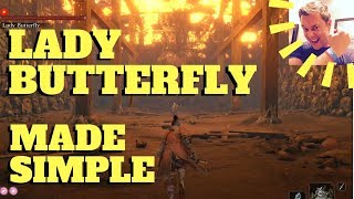 Sekiro  Lady Butterfly Made Simple EASIEST METHOD Boss Hirata Estate  Hirata Audience Chamber [upl. by Burrell504]