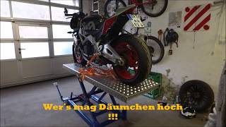 DIY Motorradbühne Teil 3 Finish [upl. by Nowd]