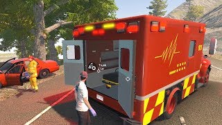 Flashing Lights  Los Angeles Ambulance Multiplayer Gameplay 4K [upl. by Behl]