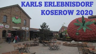 Karls Erlebnisdorf Koserow 2020 Rundgang mit allen Hauptattraktionen [upl. by Catherin504]