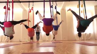 Kopfüber und federleicht im Tuch AerialYoga [upl. by Cis]