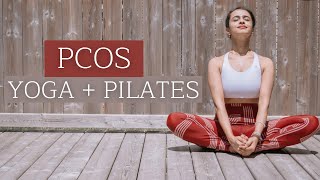 YOGA  PILATES for PCOS Hormonal Imbalances amp Irregular Periods  Part 3 [upl. by Haisej]