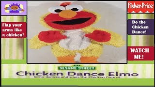 2001 Sesame Street Chicken Dancing Elmo animatronic plush toy [upl. by Yelehsa820]