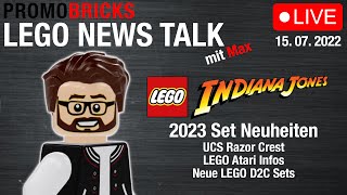 PROMOBRICKS LEGO News Talk LEGO Indiana Jones 2023 UCS Razor Crest Atari Infos amp mehr [upl. by Llehcsreh]