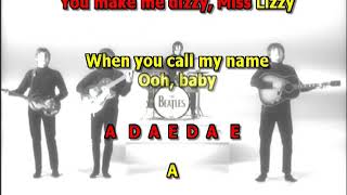 Dizzy Miss Lizzy Beatles Mizo Lead Vocal lyrics chords [upl. by Sanchez]