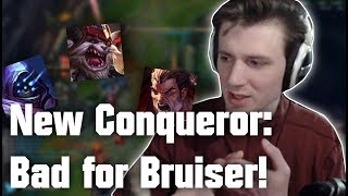 Hashinshin explains why new Conqueror is bad on Bruisers [upl. by Huoh]