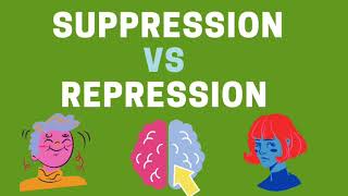 Repression vs Suppression – What is the Difference [upl. by Ranee985]