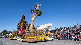 San Diego Zoos WINNING Rose Parade Float [upl. by Rebak805]