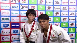 World Judo Champions  Abe siblings JPN [upl. by Lertnom]