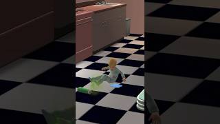 He shouldn’t have drink it🤢🥹 The Sims 2 shorts thesims2 thesims toddlers sims4 gaming [upl. by Erdied]