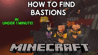 How To Find Bastions in 1 min  Chunkbase Map Locator Minecraft [upl. by Lovmilla]