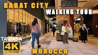 RABAT City 4K UHD Walking Tour Morocco 🇲🇦 [upl. by Sema]