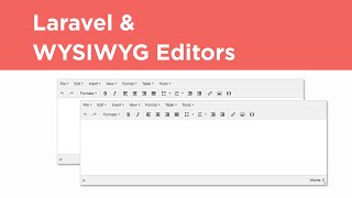 Laravel Tutorial  Filemanager Image Upload with a WYSIWYG Editor TinyMCE [upl. by Lletnahs]