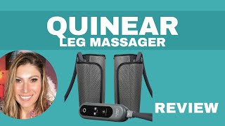 QUINEAR Air Compression Calf Wraps Massager REVIEW [upl. by Einttirb921]