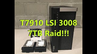 How to Configure Raid with a LSI 3008 Controller  NVME Boot Device Precision T7910 [upl. by Sang]