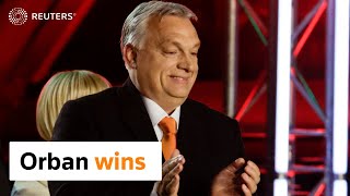 Viktor Orban declares victory in Hungary election [upl. by Katie43]