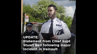 Serious incident in Hainault  Chief Superintendent Stuart Bell gives update [upl. by Pelpel29]