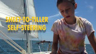 Self Steering Sheet to Tiller for Sailboats [upl. by Staford]