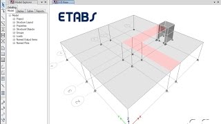 ETABS  12 Occupancy Loads using Shell Uniform Load Sets Watch amp Learn [upl. by Niriam108]