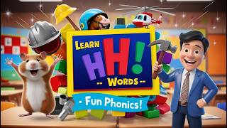 learn the Letter H – Fun Phonics for Kids phonics education hletter hsound [upl. by Airdnoed]