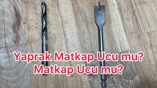 Yaprak Matkap Ucu Neden Kullanılır [upl. by Sheeree972]