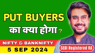 Nifty and BankNifty Prediction Thursday Expiry 5 Sep 2024  Hero Zero Strategy  Rishi Money [upl. by Matazzoni]