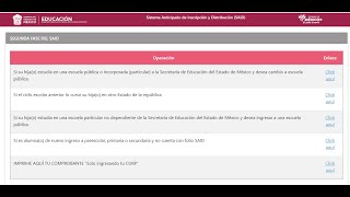 Cambio de Escuela y Inscripciones SAID Edomex [upl. by Ripley]