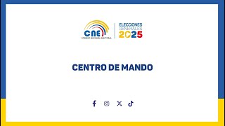 CENTRO DE MANDO ELECCIONES GENERALES 2025 [upl. by Aicilak401]