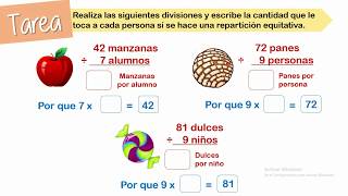 Divisiones equitativas  Tercero de primaria [upl. by Elatia]