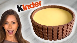 The Best Kinder Cheesecake EASY [upl. by Mannos]