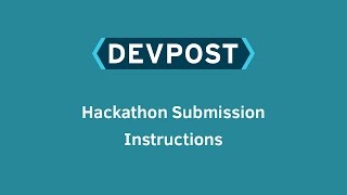 How to enter a Devpost hackathon [upl. by Noelle22]