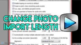 How To Change All Photos Length in Sony Vegas [upl. by Sulrac]