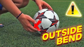 How To Shoot amp Pass Like Di Maria Modric amp Quaresma  Trivela Outside Shot Tutorial [upl. by Oicram]