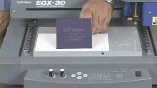 Roland EGX30 Engraving Machine pt1 [upl. by Sila]