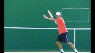 Roger Federer Forehands from the Front in Slow Motion [upl. by Eiramnerual]