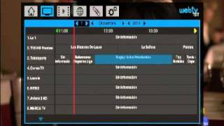 Así funciona WebTV  Uso de la EPG [upl. by Cibis]
