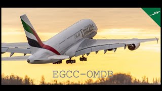 Emirates  ManchesterDubai  A380  FULL FLIGHT [upl. by Fedora]