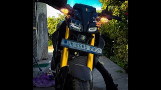 Simtac hazard flasher installation in yamaha mt 15 v20 ❤️🔥 [upl. by Leirej484]