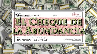 💰 CHEQUE de la ABUNDANCIA abundancia leydeatraccion [upl. by Staal262]