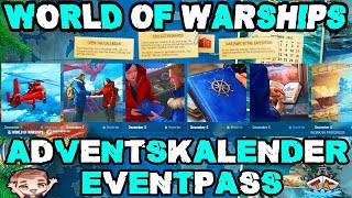 Adventskalender und Eventpass mit 1311 DEVBLOG NEWS ⚓️in World of Warships 🚢 [upl. by Enitsed564]