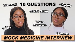 Mock MMI Interview 20212022 Role plays Ethical scenarios 10 Medicine interview questions [upl. by Sukin]