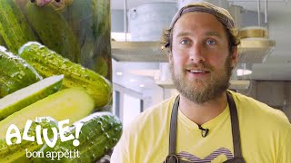 Brad Makes Crunchy HalfSour Pickles  Its Alive  Bon Appétit [upl. by Notsud174]