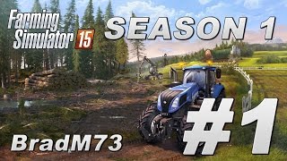 Farming Simulator 15  Season 1  Episode 1  Exploring Bjornholm [upl. by Cicily]