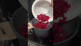 canninglife canning foodpreservation cranberrysauce cranberry recipe thanksgivingrecipe food [upl. by Andrus]