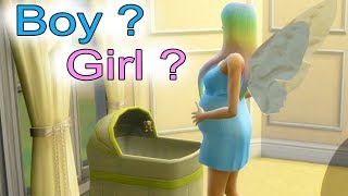 Baby Boy or Girl   Fairy Family SIMS 4 Game Lets Play Video Part 33 [upl. by Willette]