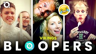 VIKINGS  Axe Throwing with Alexander Ludwig [upl. by Essilevi]