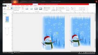 How to Make Greeting Card in MS Publisher [upl. by Annaik]